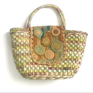 Cappella Straworld Purse/Small Tote  